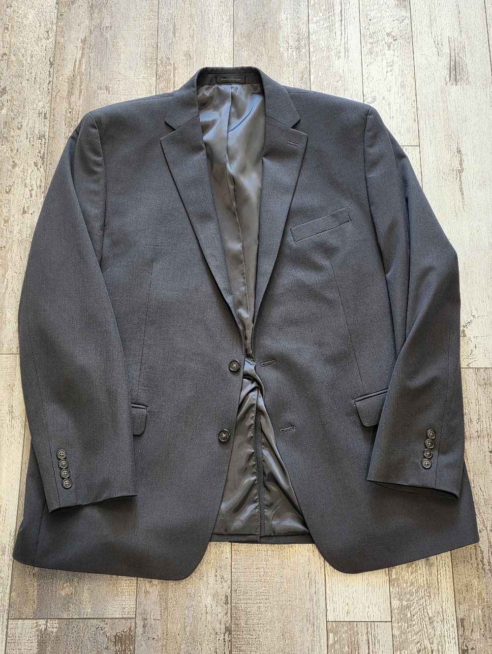 48L Men's Chaps Ralph Lauren Blazer  Gray 2 Button Sport Coat